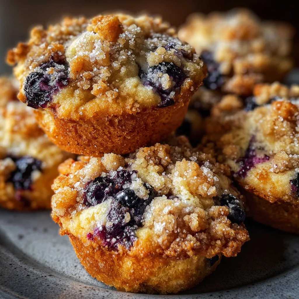 Ultimate Blueberry Muffin Cookies with Lemon Glaze and Crumb Topping - tertiary view